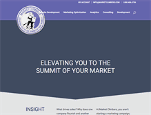 Tablet Screenshot of marketclimbers.com